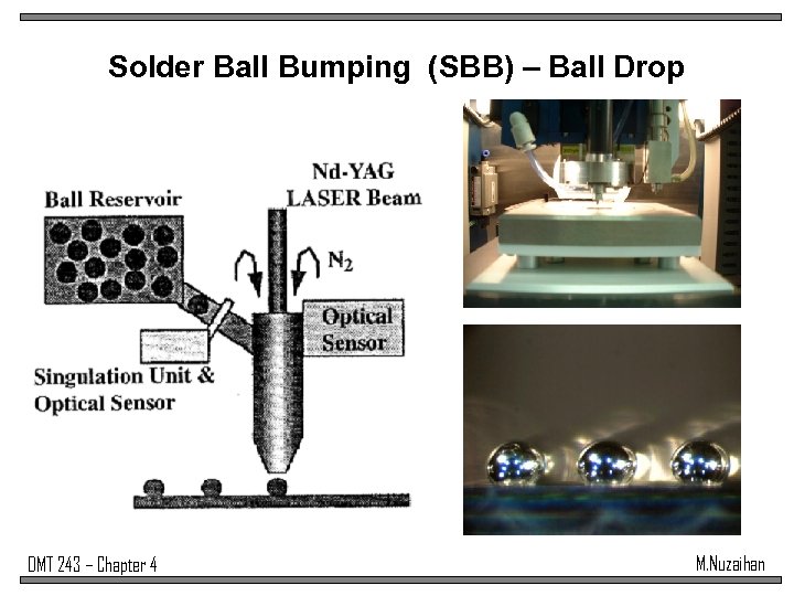 Solder Ball Bumping (SBB) – Ball Drop DMT 243 – Chapter 4 M. Nuzaihan