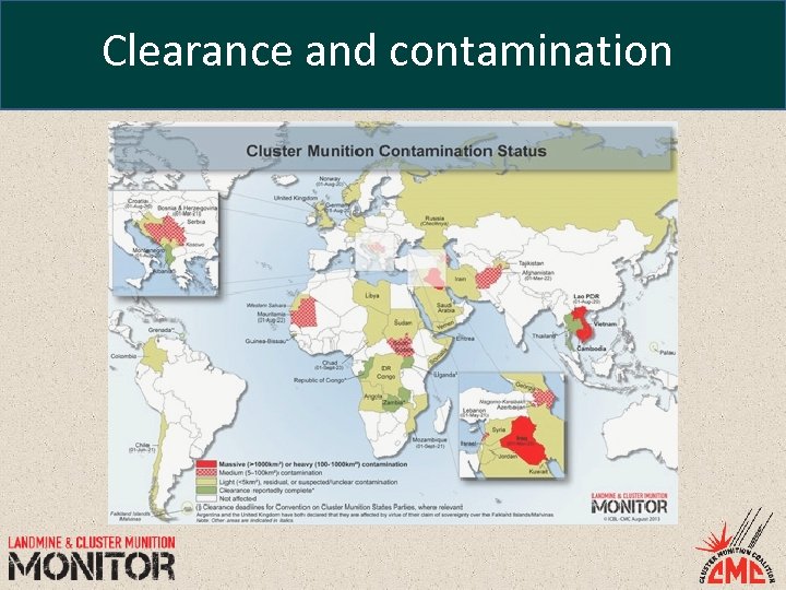 Clearance and contamination 
