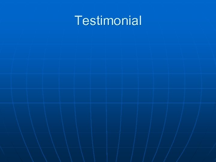 Testimonial 