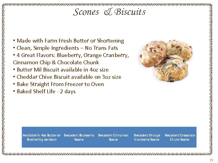 Scones & Biscuits • Made with Farm Fresh Butter or Shortening • Clean, Simple