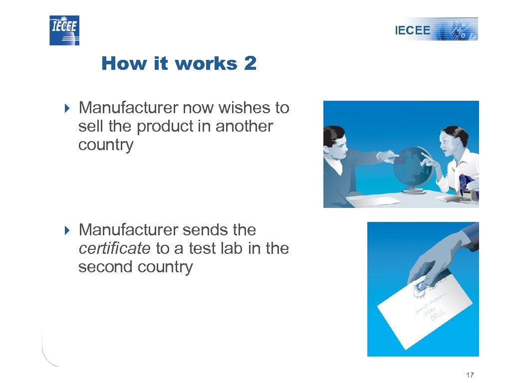 IECEE How it works 2 4 Manufacturer now wishes to sell the product in