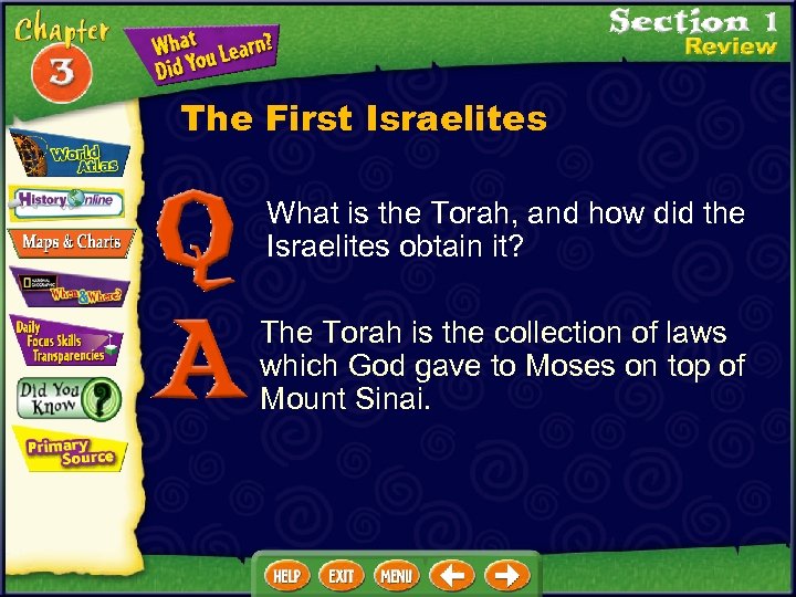 The First Israelites What is the Torah, and how did the Israelites obtain it?