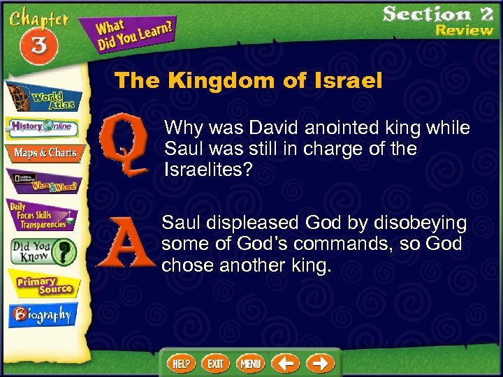 The Kingdom of Israel Why was David anointed king while Saul was still in