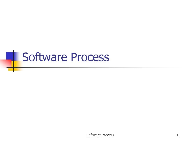 Software Process 1 