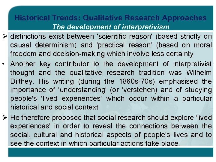 qualitative research historical study