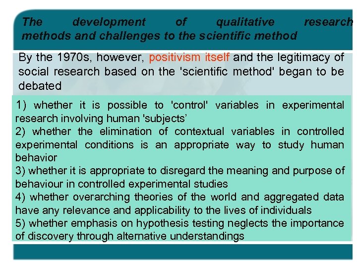 history of qualitative research methods