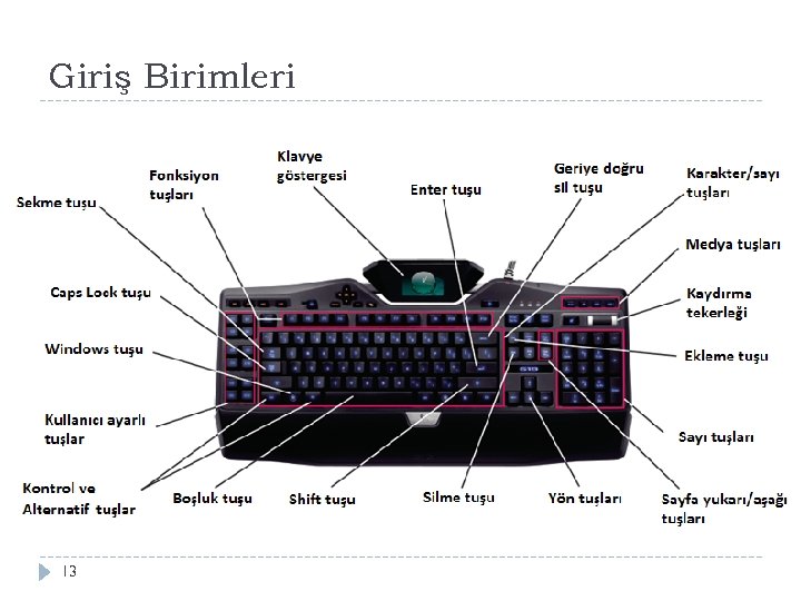 Giriş Birimleri 13 