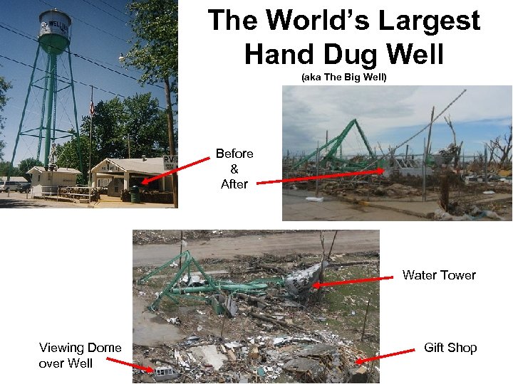 The World’s Largest Hand Dug Well (aka The Big Well) Before & After Water