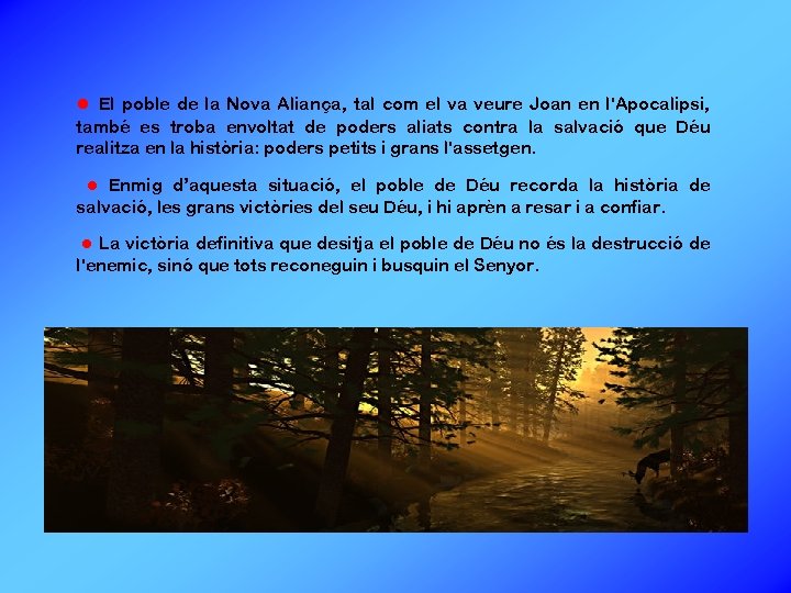 ● El poble de la Nova Aliança, tal com el va veure Joan en