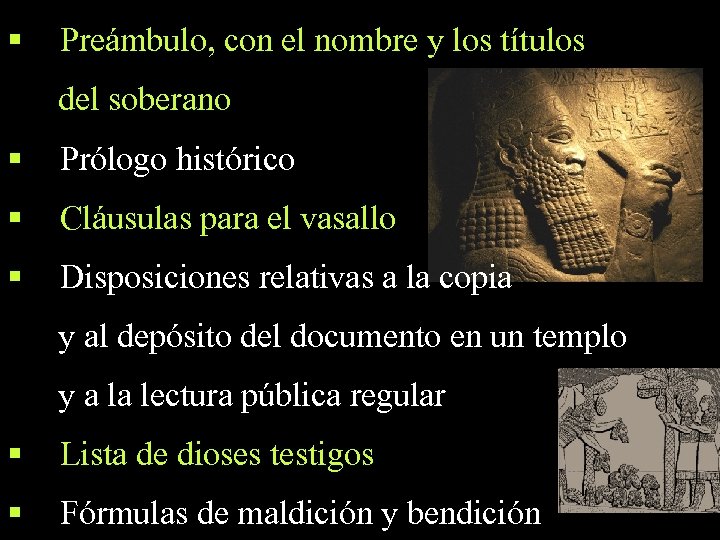 § Preámbulo, con el nombre y los títulos del soberano § Prólogo histórico §