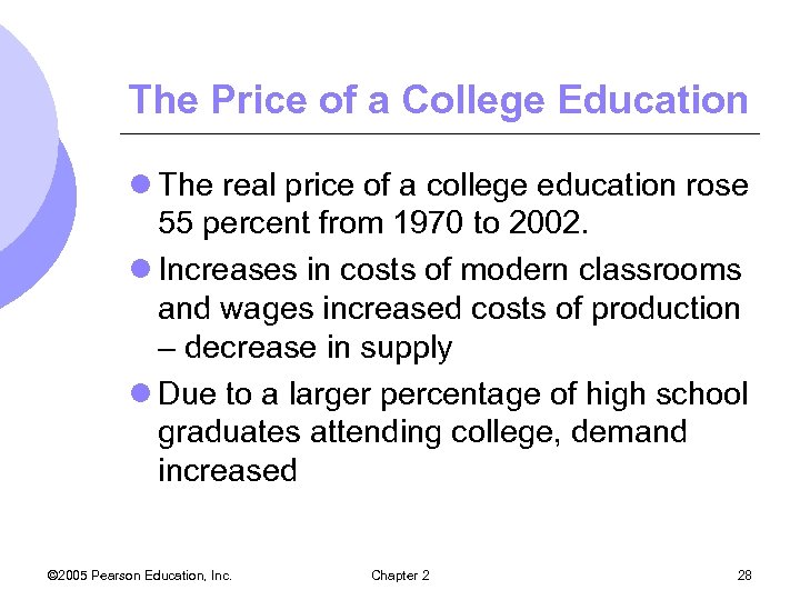 The Price of a College Education l The real price of a college education