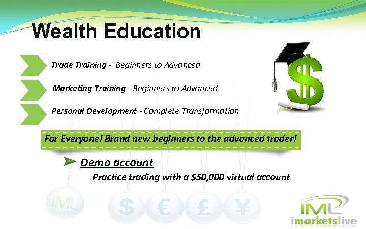 Wealth Education Trade Training - Beginners to Advanced Marketing Training - Beginners to Advanced