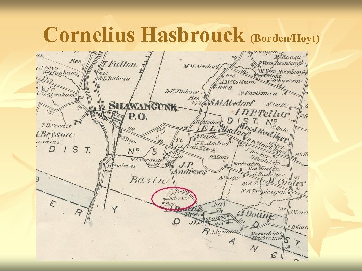 Cornelius Hasbrouck (Borden/Hoyt) 