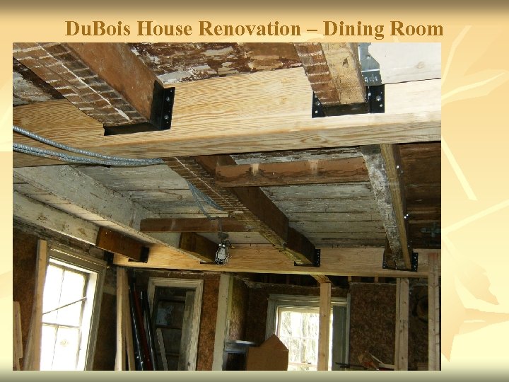 Du. Bois House Renovation – Dining Room 