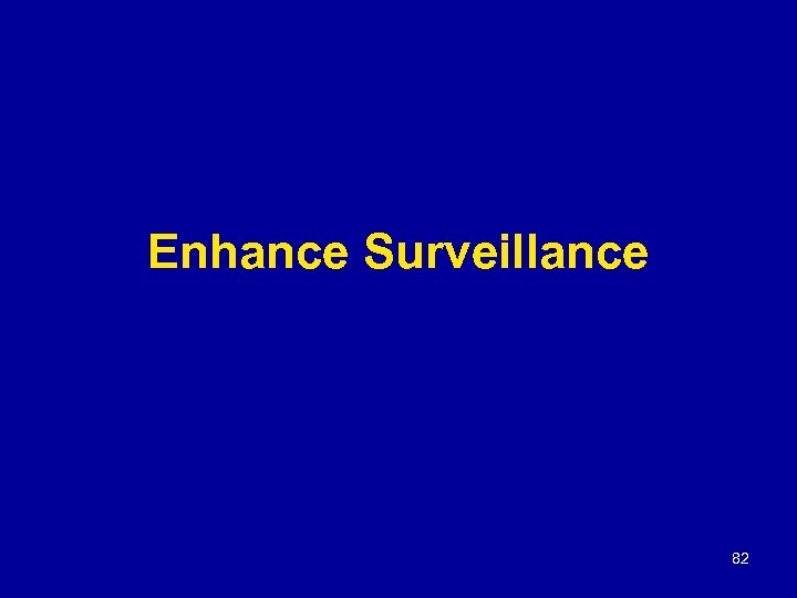 Enhance Surveillance 82 