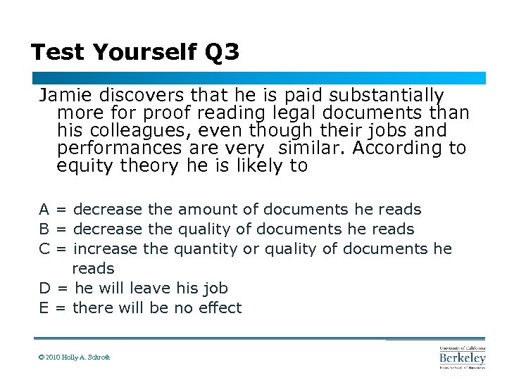 Test Yourself Q 3 Jamie discovers that he is paid substantially more for proof