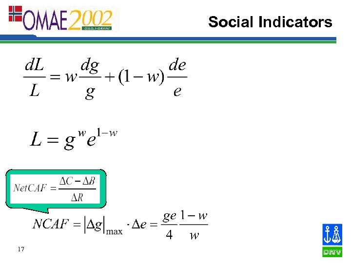 Social Indicators 17 