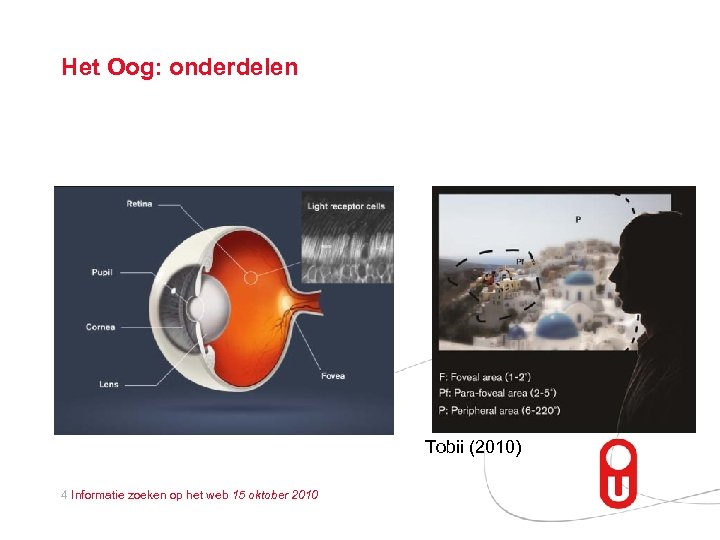 Het Oog: onderdelen Tobii (2010) 4 Informatie zoeken op het web 15 oktober 2010