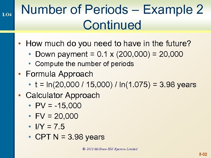 Chapter 5 Introduction To Valuation The Time Value