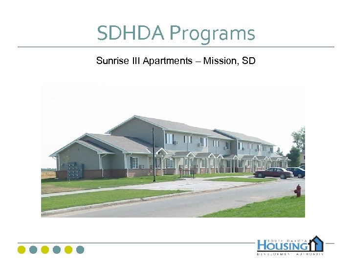 SDHDA Programs Sunrise III Apartments – Mission, SD 