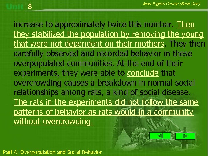 8 New English Course (Book One) increase to approximately twice this number. Then they