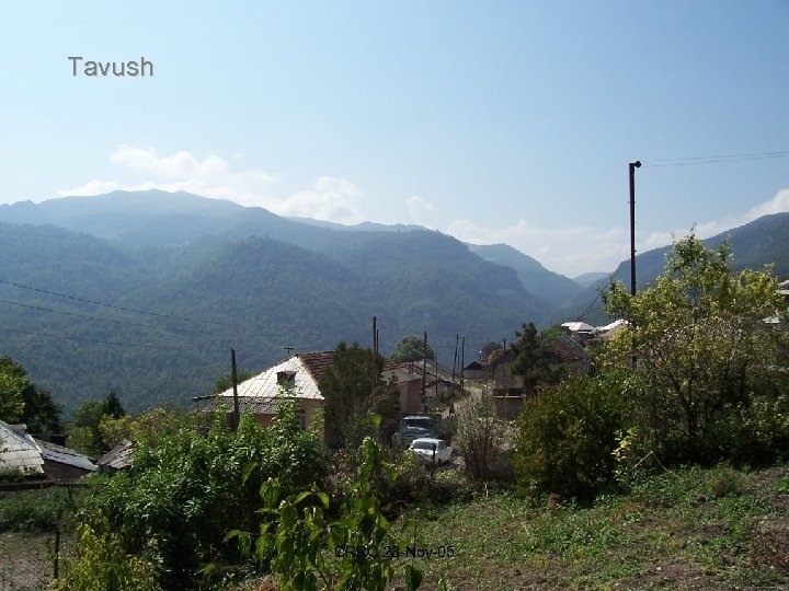 Tavush CRRC 23 -Nov-05 7 