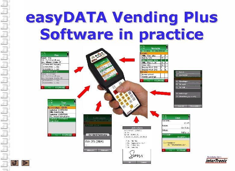 easy. DATA Vending Plus Software in practice 