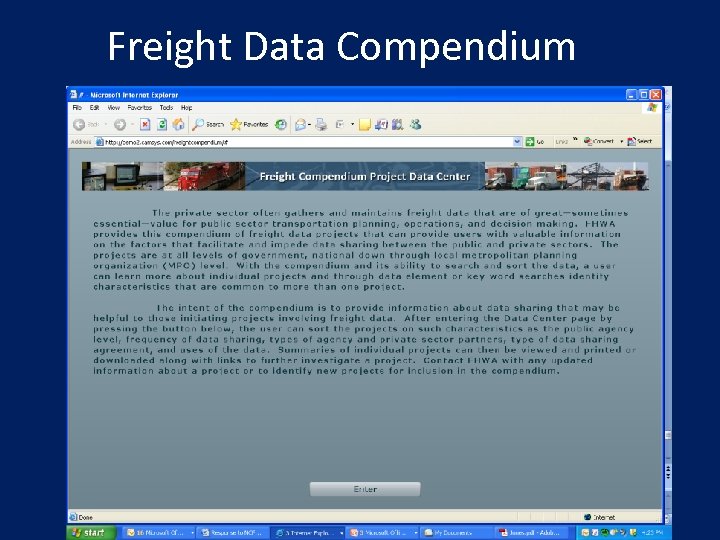 Freight Data Compendium 