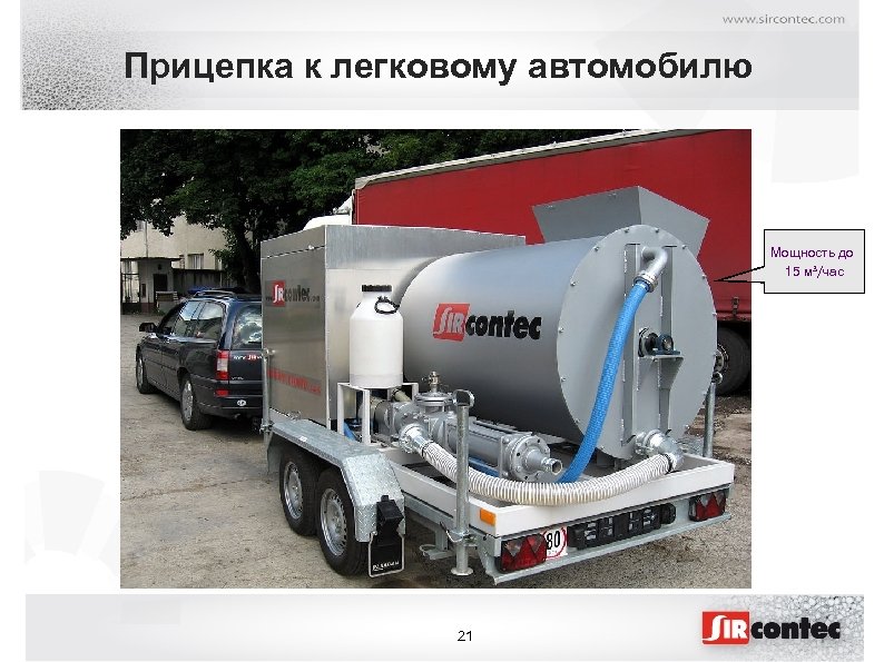 Прицепка к легковому автомобилю Мощность до 15 м³/час 21 