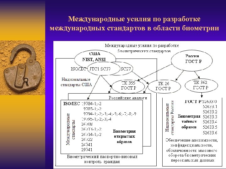 Международные усилия по разработке международных стандартов в области биометрии 