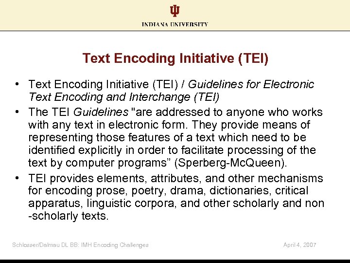text encoding initiative guidelines