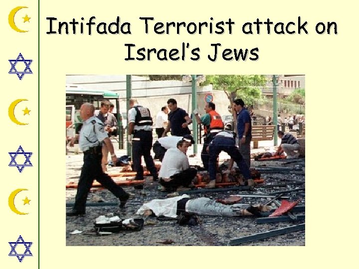 Intifada Terrorist attack on Israel’s Jews 