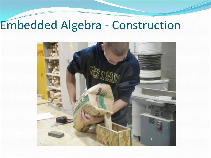 Embedded Algebra - Construction 