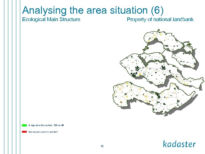 Analysing the area situation (6) Ecological Main Structure Property of national landbank 10 