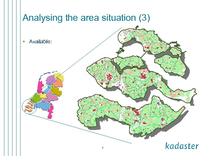 Analysing the area situation (3) § Available: 7 