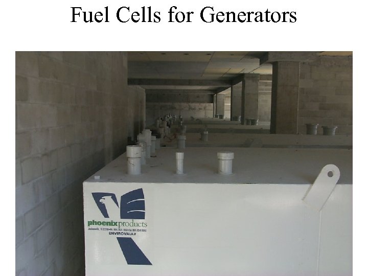 Fuel Cells for Generators 