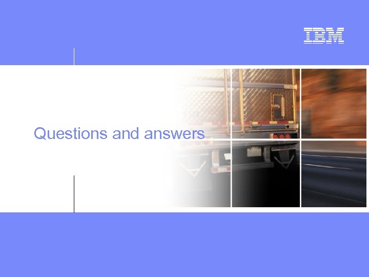 Questions and answers 