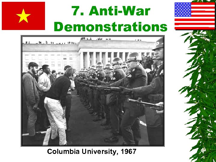 7. Anti-War Demonstrations Columbia University, 1967 