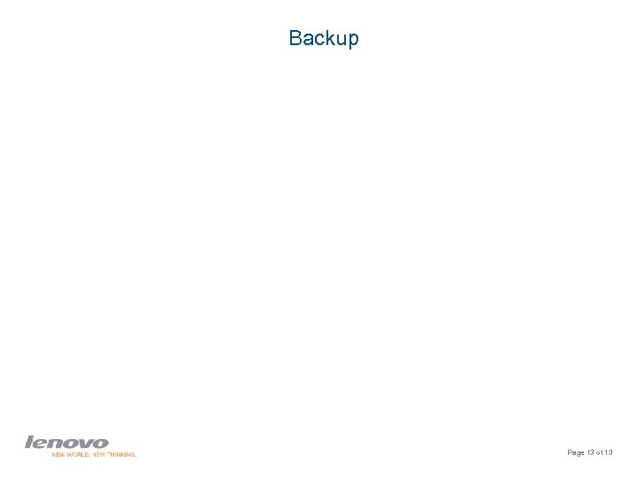 Backup Page 13 of 13 