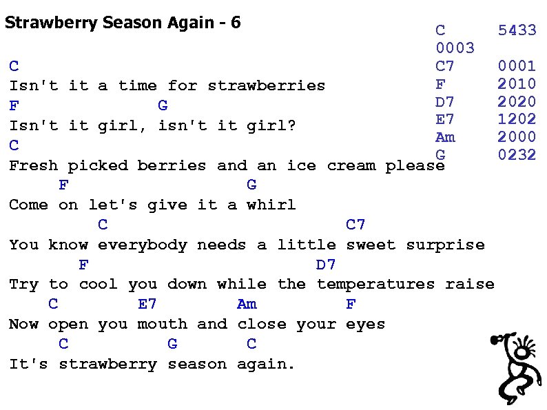 Strawberry Season Again - 6 C 5433 0003 C C 7 0001 F 2010