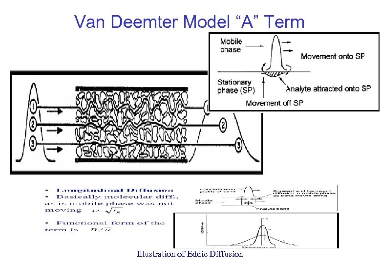 Van Deemter Model “A” Term Illustration of Eddie Diffusion 