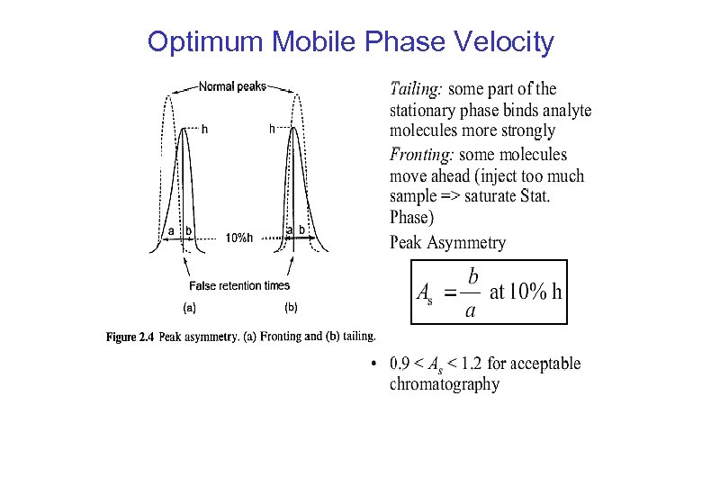 Optimum Mobile Phase Velocity 