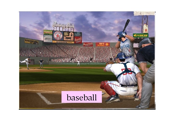 baseball maize hot dog 