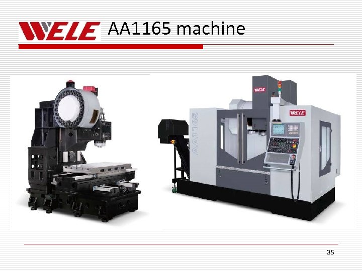AA 1165 machine 35 