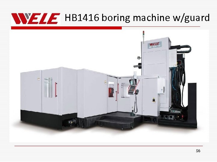 HB 1416 boring machine w/guard 56 