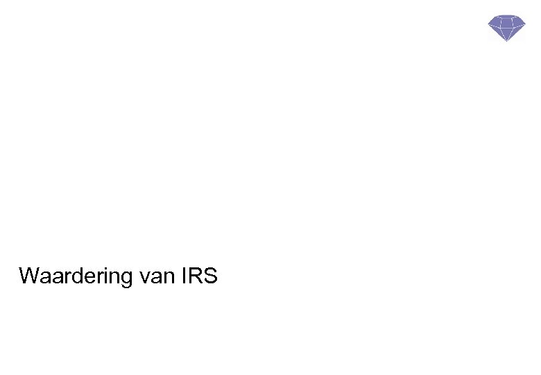 Waardering van IRS 