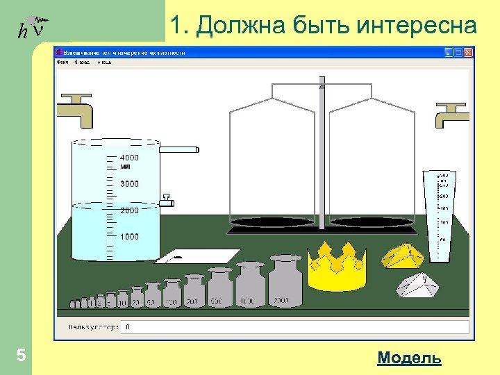 hn 5 1. Должна быть интересна Модель 