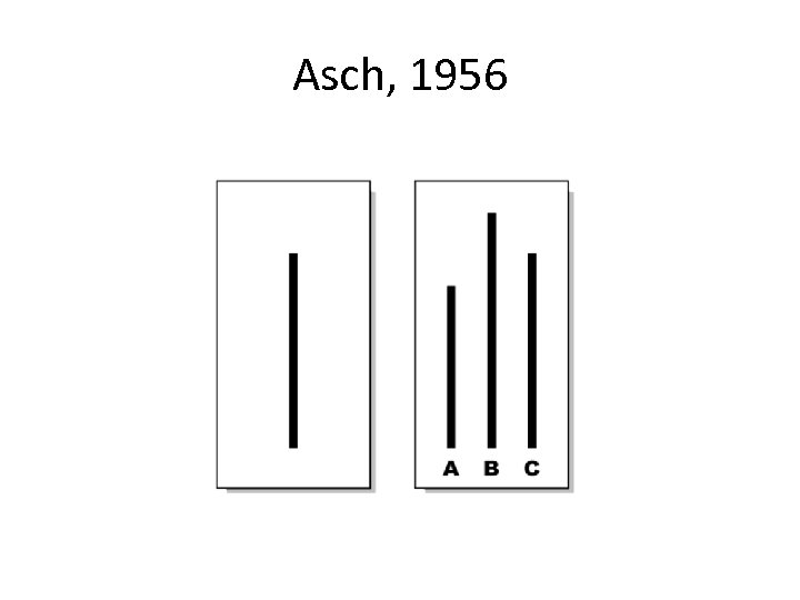 Asch, 1956 