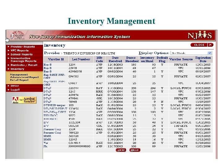 Inventory Management 