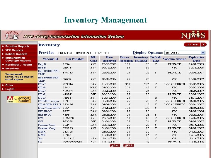 Inventory Management 